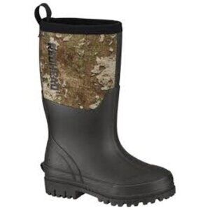 Red Head Co Youth Camo Utility Rubber Boots, Size 11